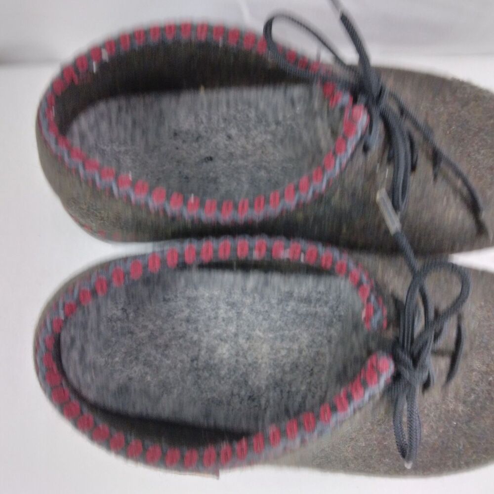 Wild n Wooly by Stegmann Shoes Gray Pure New Wool Germany Women's Size US 7 - Picture 10 of 15